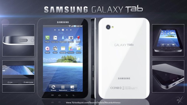 3ds samsung galaxy tab - Samsung Galaxy Tab by RicardoAfonso